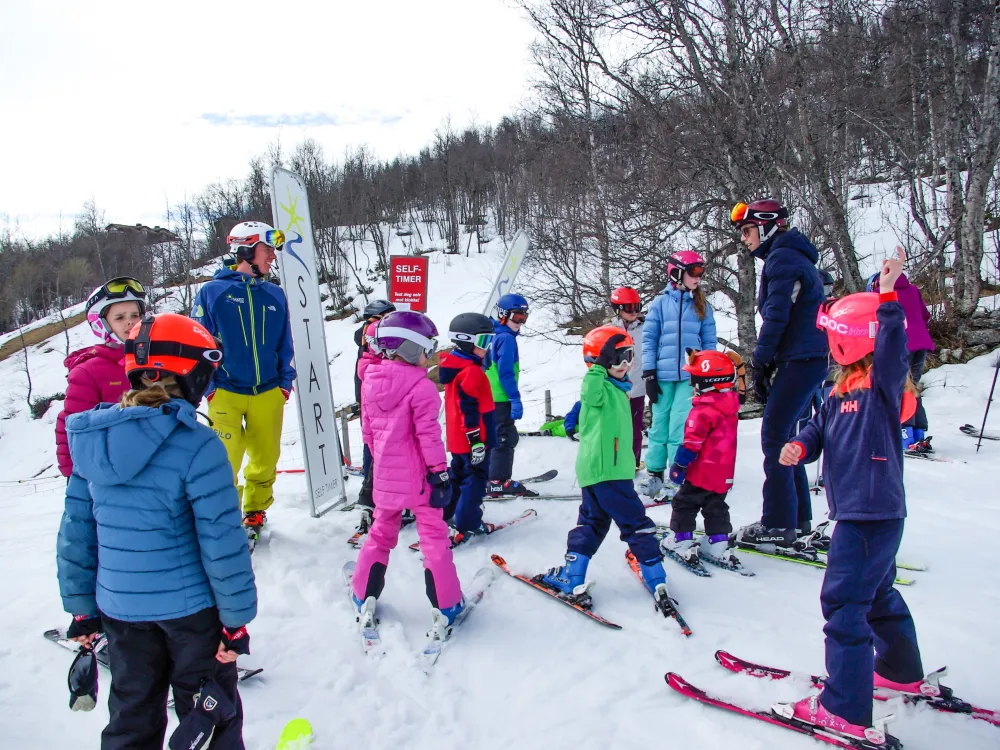 Kids Huski ski race og Marshmallows party
