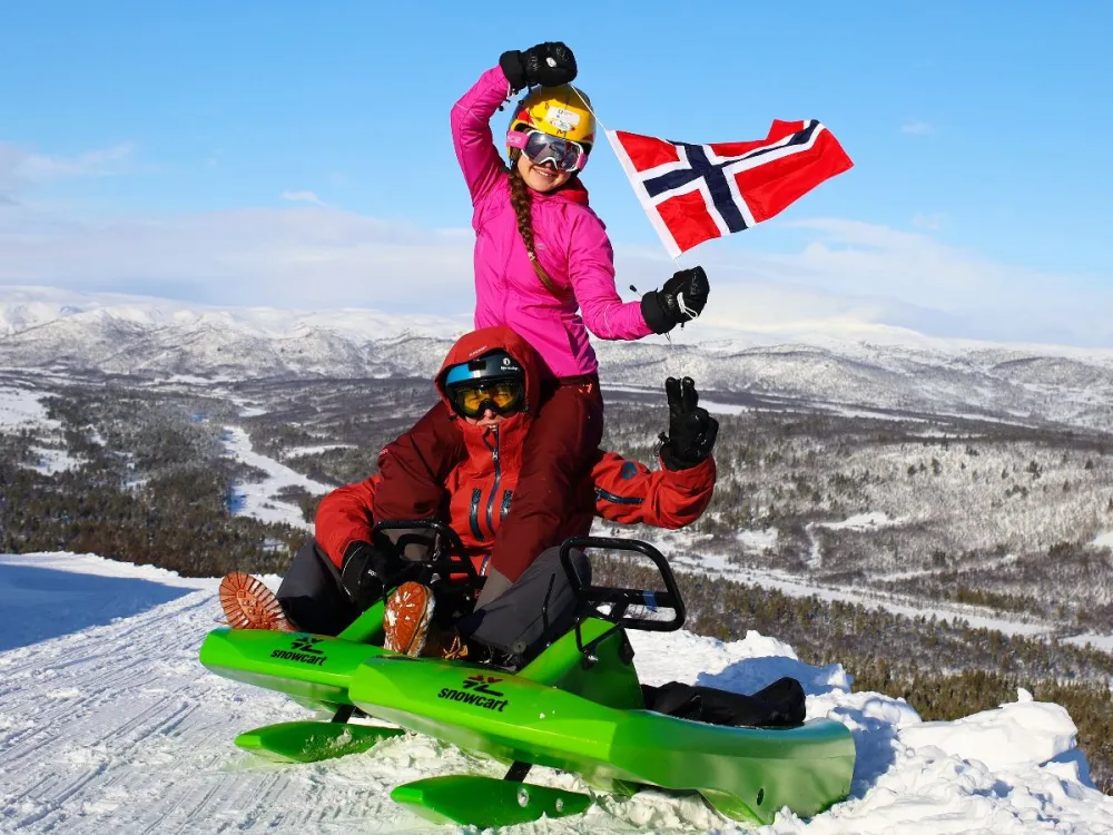 Lift-based sledding - 1 hour 