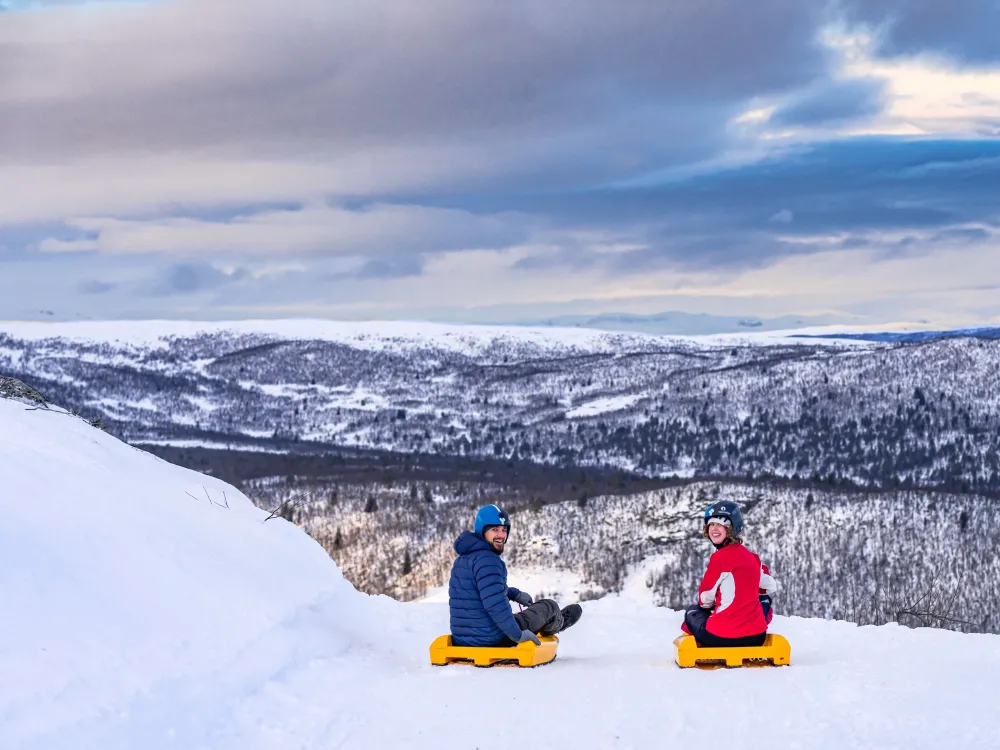 Lift-based sledding - 1 hour 