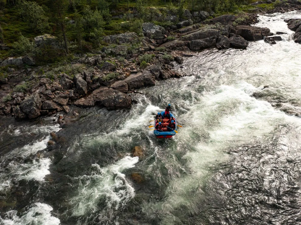 Rafting i Numedalslågen