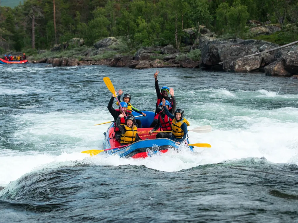 Rafting i Numedalslågen