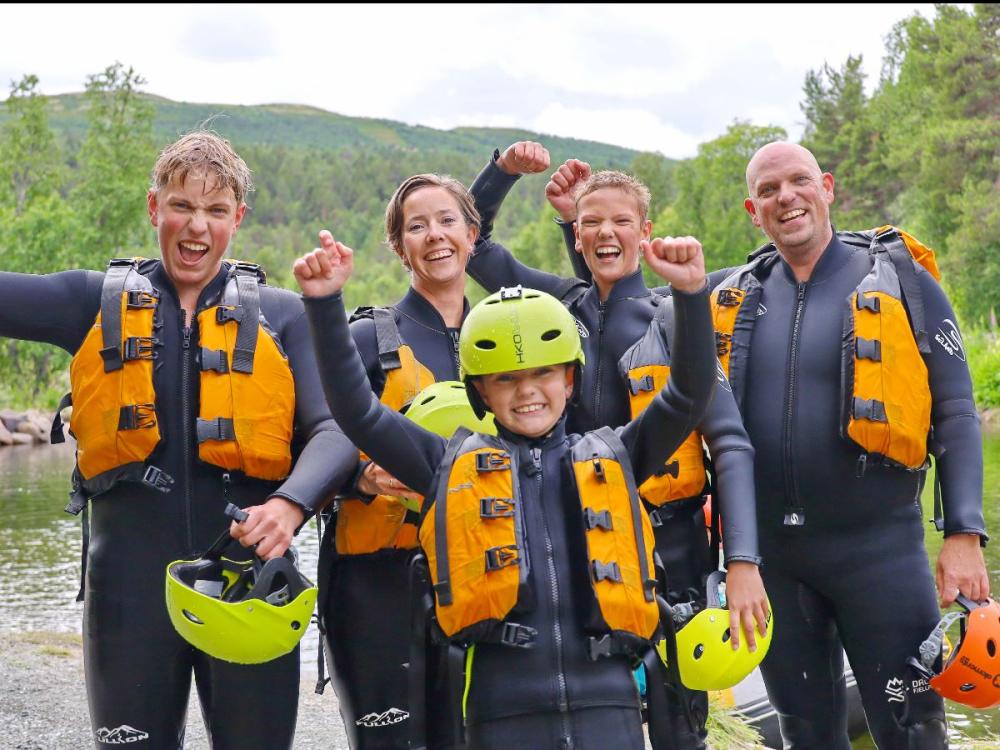 Dagali Fjellpark - Familie Rafting med snacks 