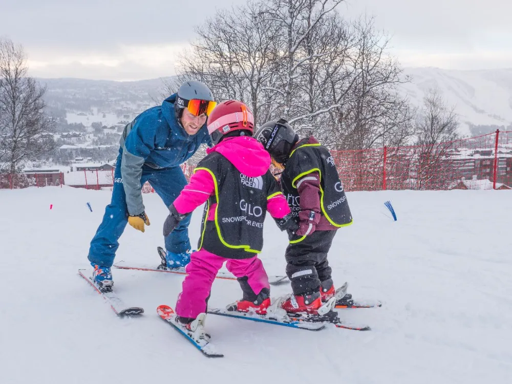 40 min privat skikurs for 2-4 år