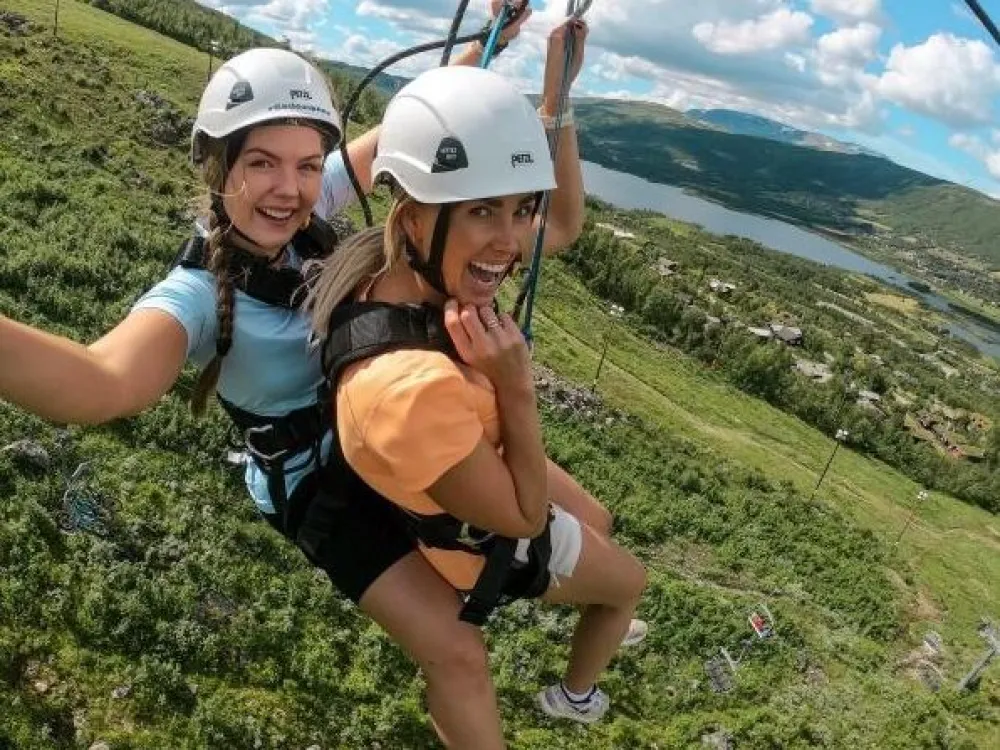 Zipline - 1 tur, tandem